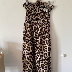 Smocked-Bodice Dress